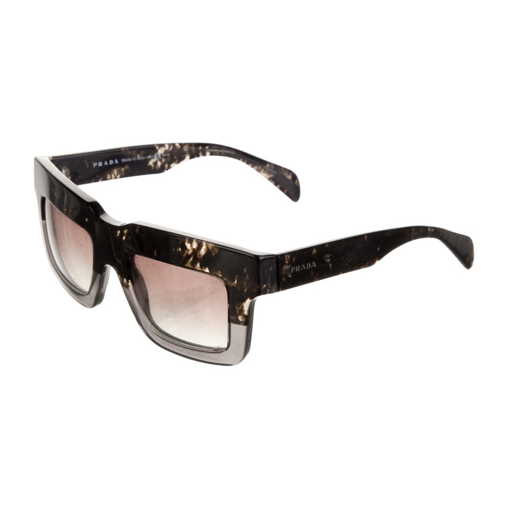Prada Rectangular Sunglasses Black & Tortoiseshel… - image 4